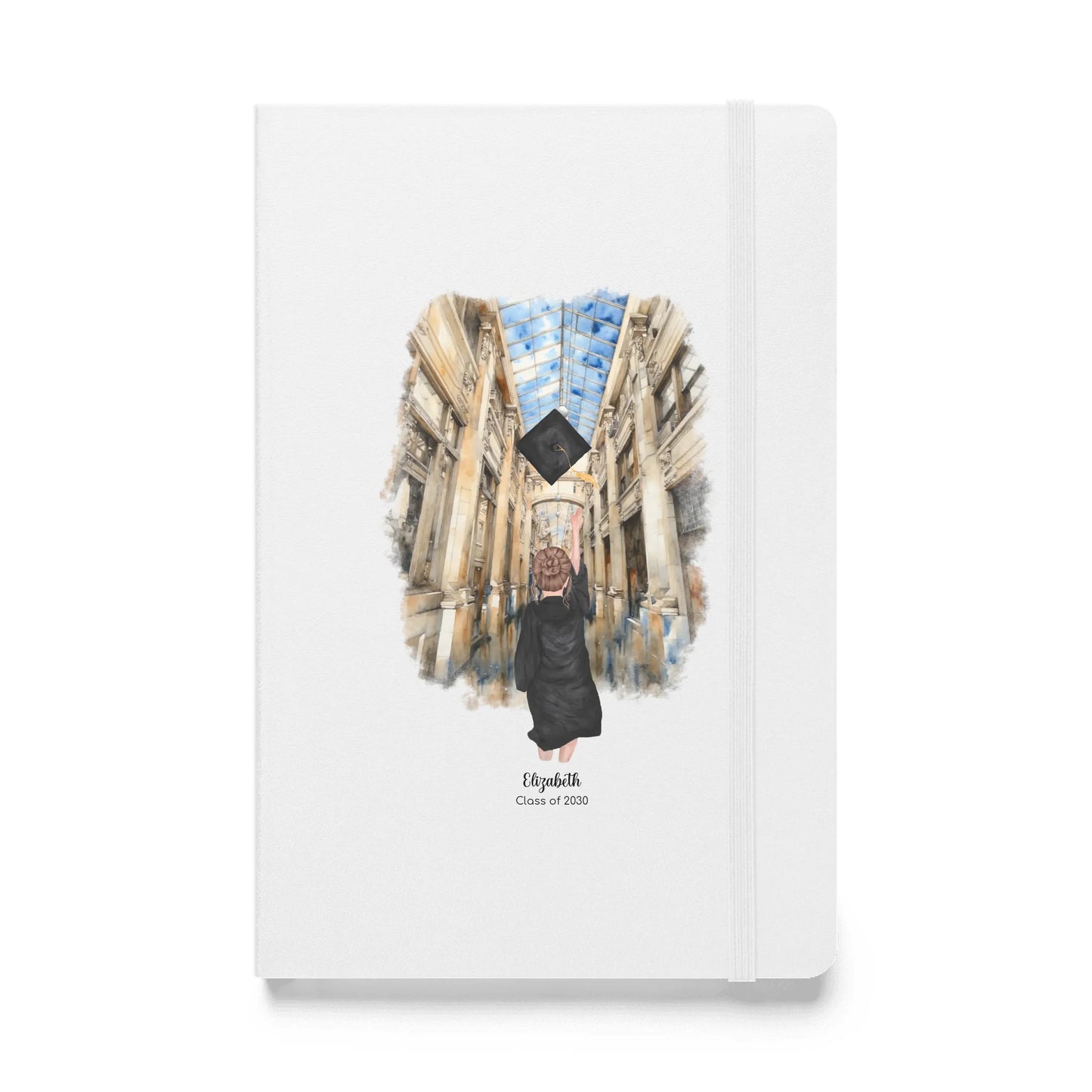 Personalized Graduation Girl – Hardcover Bound Notebook/JournalBook® | Nickels Arcade