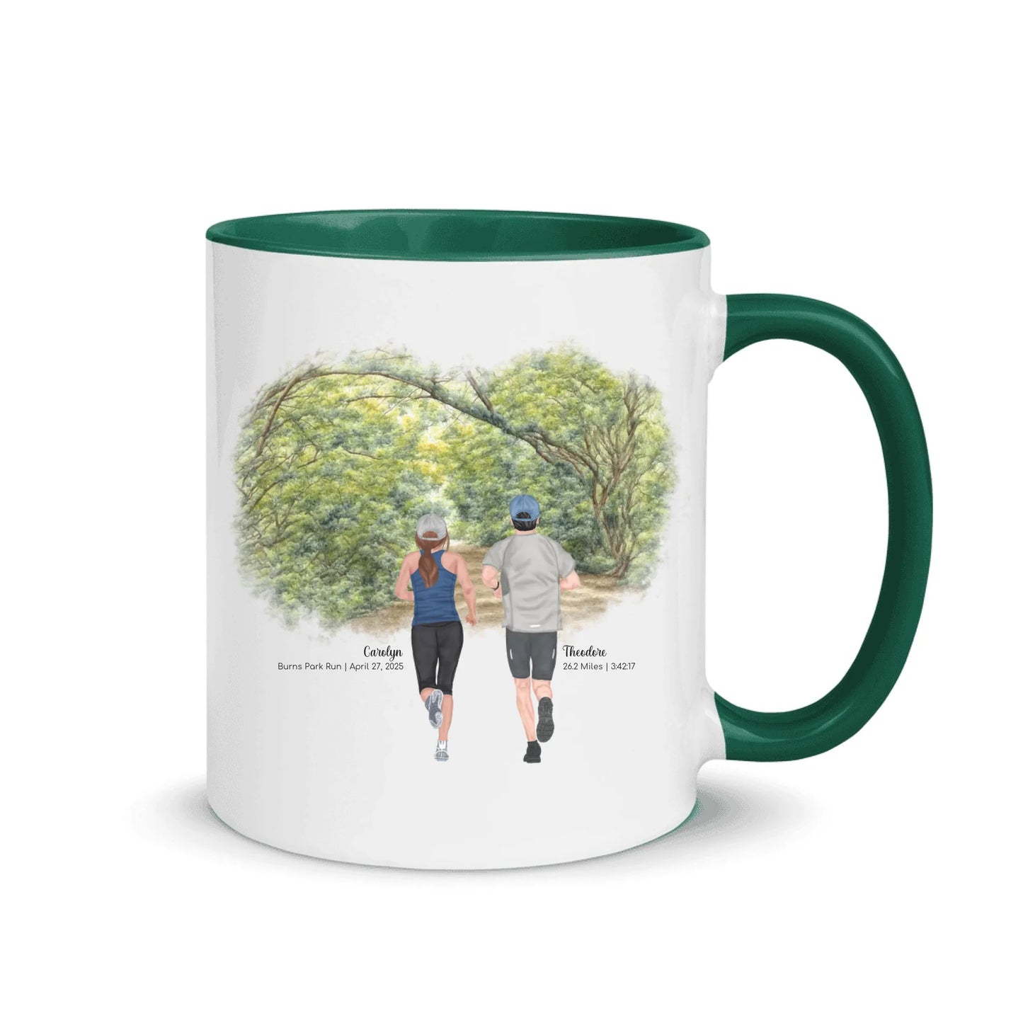 Personalized Runners – Mug (Color/White) | Gallup Park