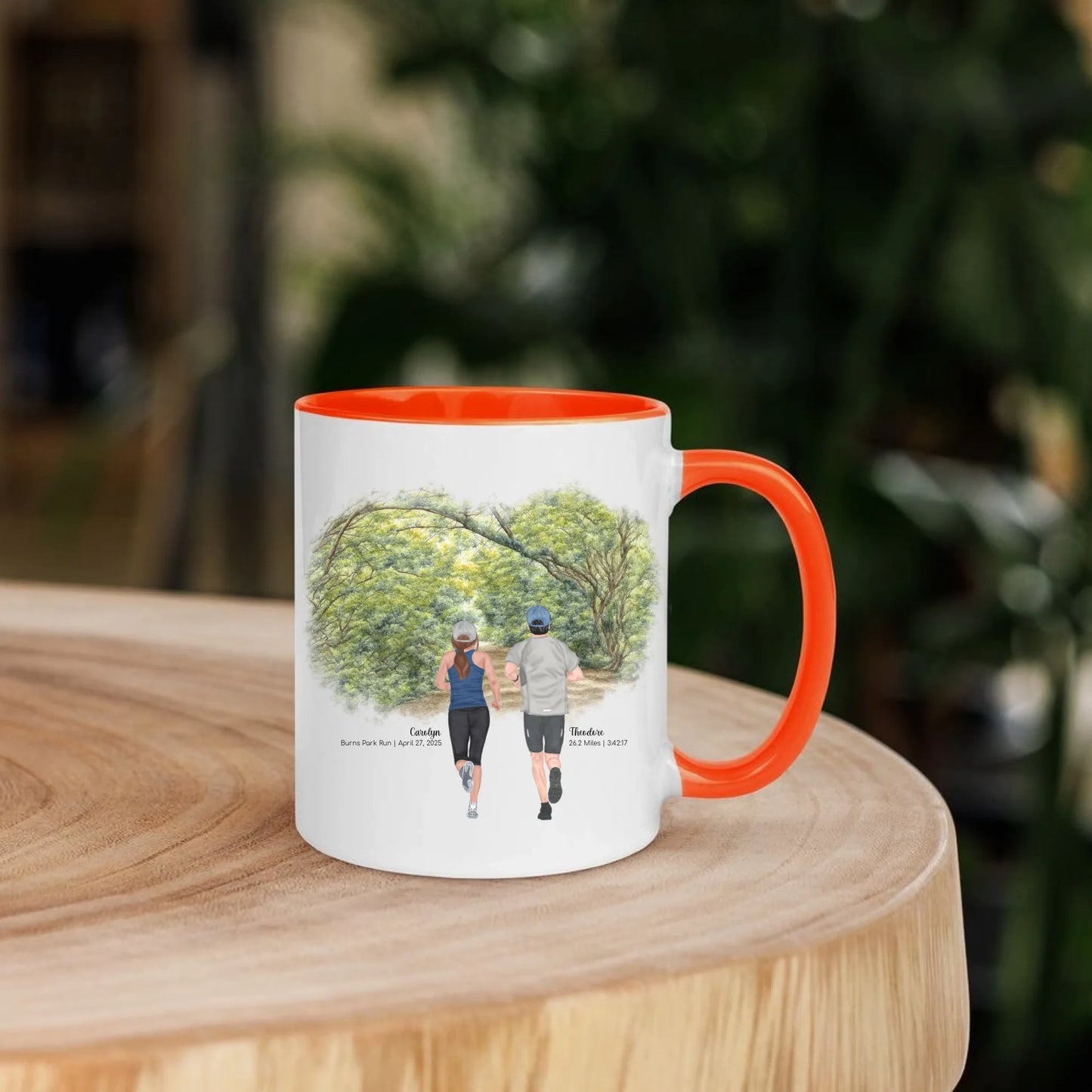 Personalized Runners – Mug (Color/White) | Gallup Park
