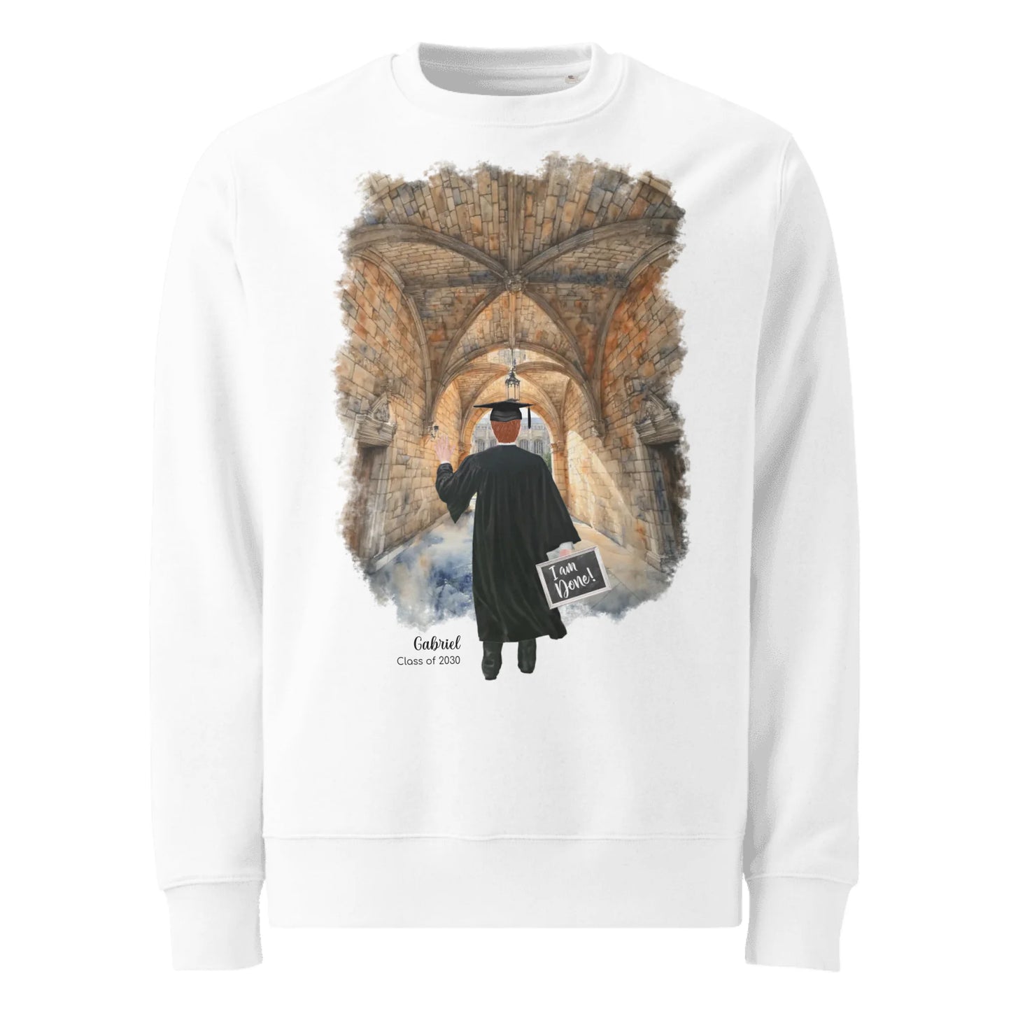 Personalized Graduation Guy – Eco-Friendly Sweatshirt | Central Campus