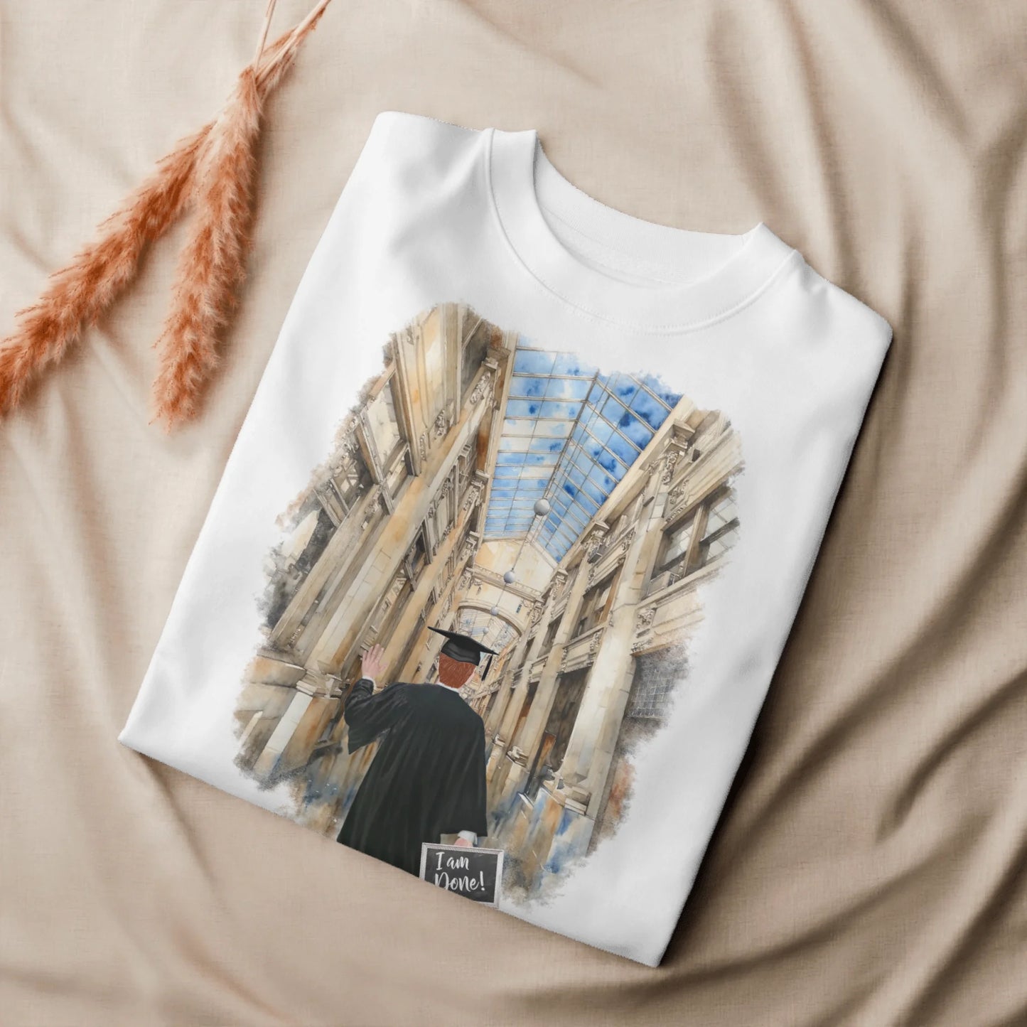 Personalized Graduation Guy – Eco-Friendly Sweatshirt | Nickels Arcade