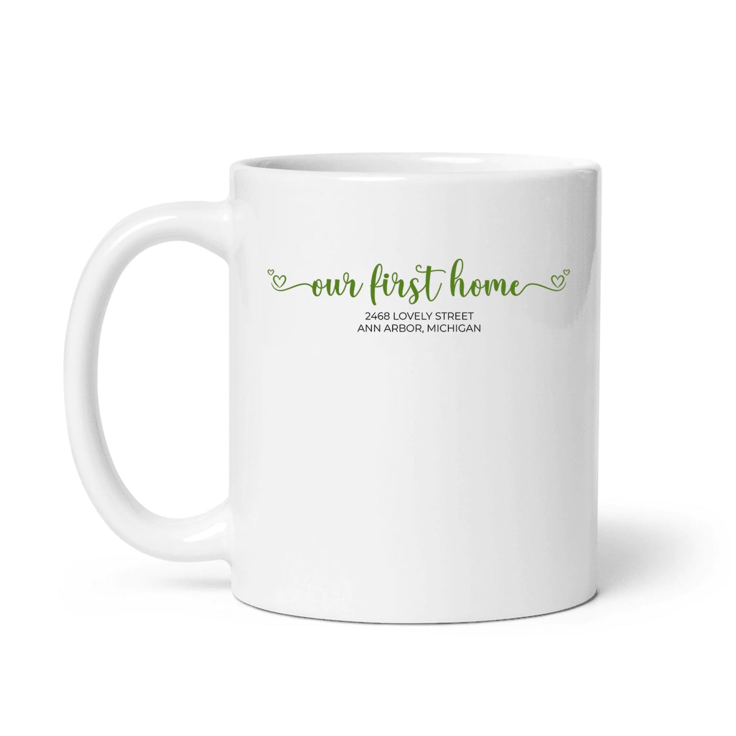 Personalized Watercolor Family Home | From Your Photos – Mug (Color/White)