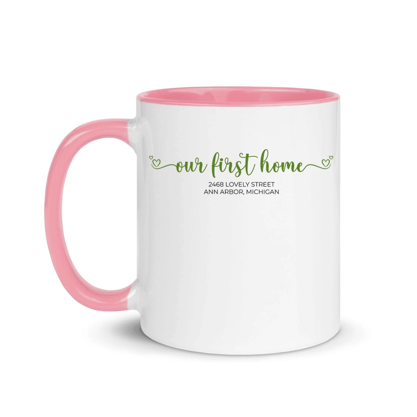 Personalized Watercolor Family Home | From Your Photos – Mug (Color/White)