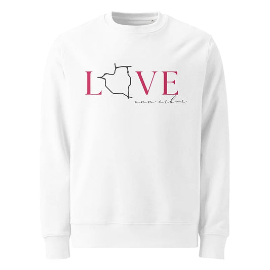 Personalized Love Ann Arbor – Eco-Friendly Sweatshirt