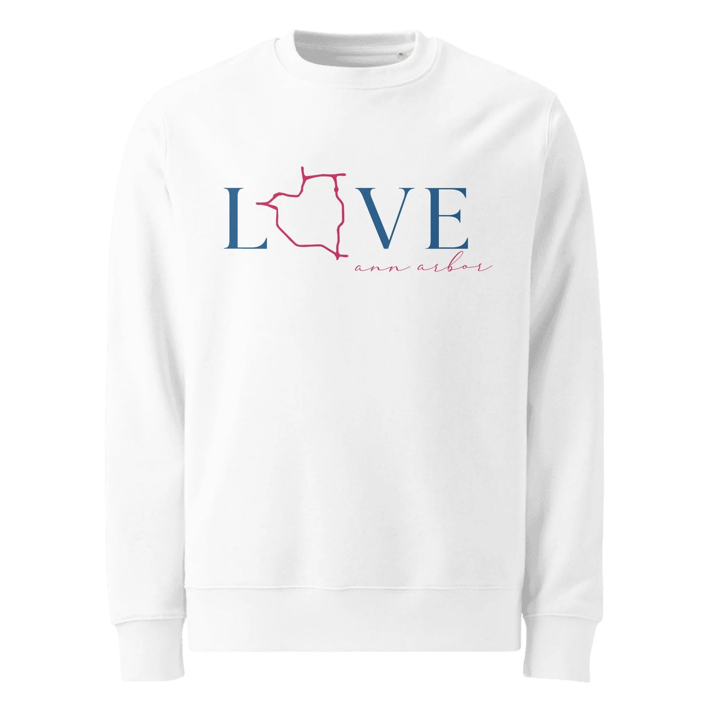 Personalized Love Ann Arbor – Eco-Friendly Sweatshirt