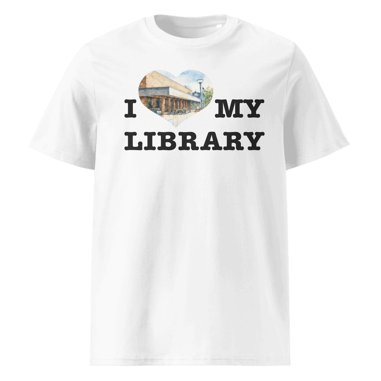 I Love My Library – Women's Organic Crew Neck Sweatshirt & T-Shirts | Choose Your Ann Arbor Library
