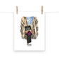 Personalized Graduation Girl – Premium Poster (Matte, Luster, Unframed, Framed) | Nickels Arcade
