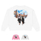 Personalized UM Graduation Best Friends – Women's Organic Crew Neck Sweatshirt | Downtown Ann Arbor