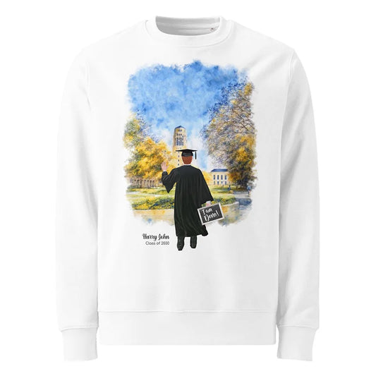 Personalized Graduation Guy – Eco-Friendly Sweatshirt | Central Campus