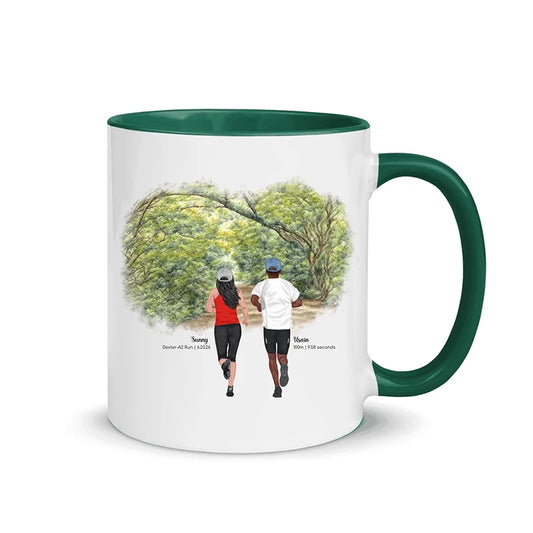 Personalized Runners – Mug (Color/White) | Gallup Park