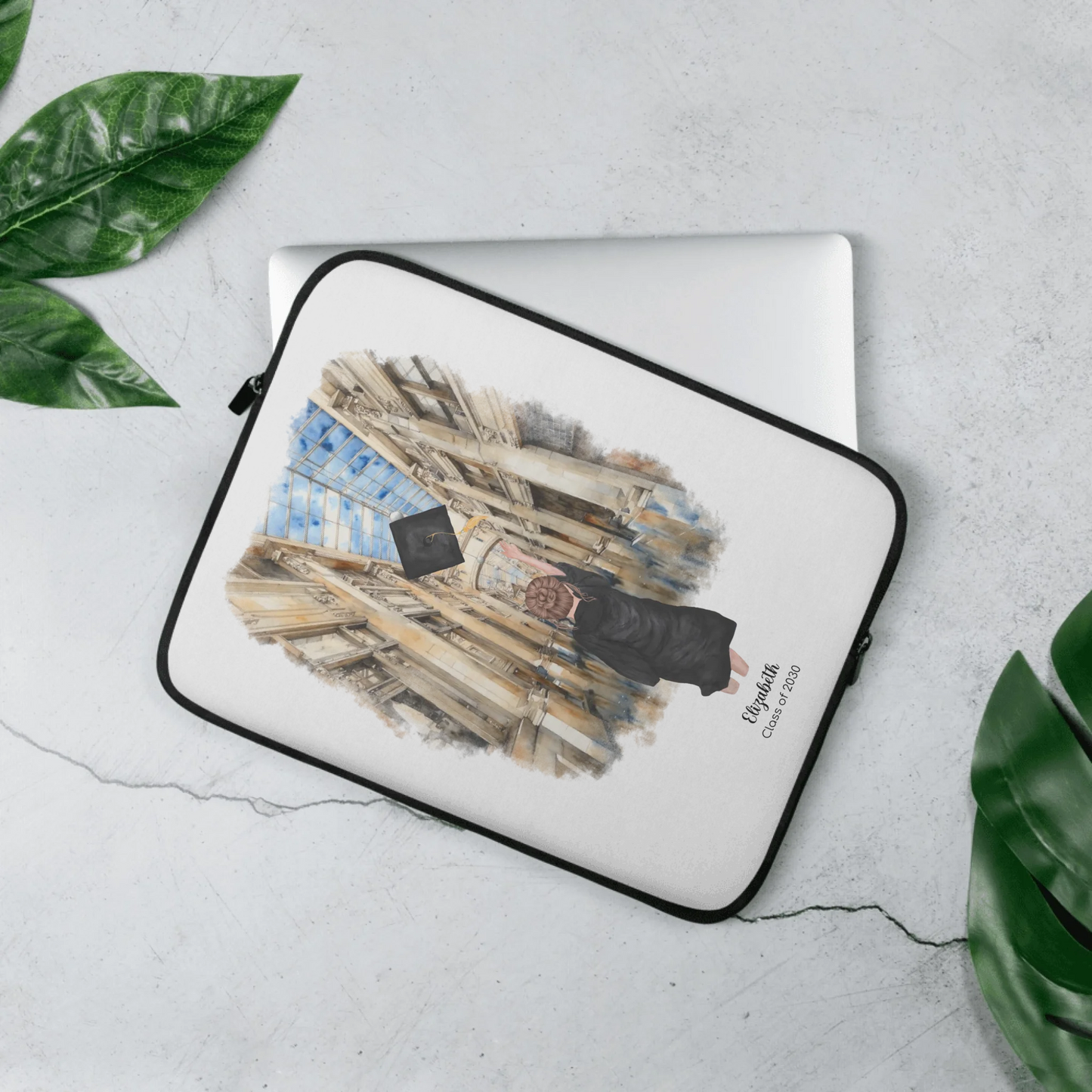 Personalized Graduation Girl – Laptop Sleeve | Nickels Arcade