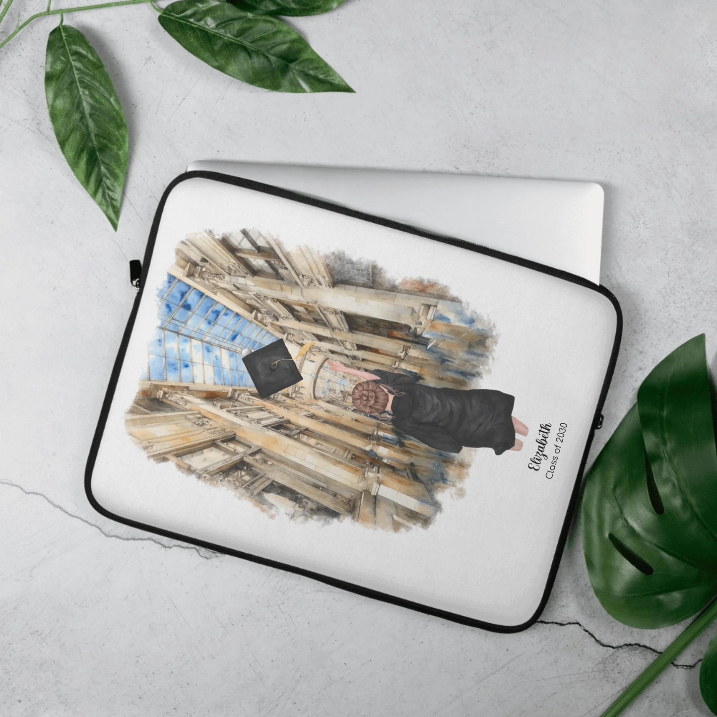 Personalized Graduation Girl – Laptop Sleeve | Nickels Arcade