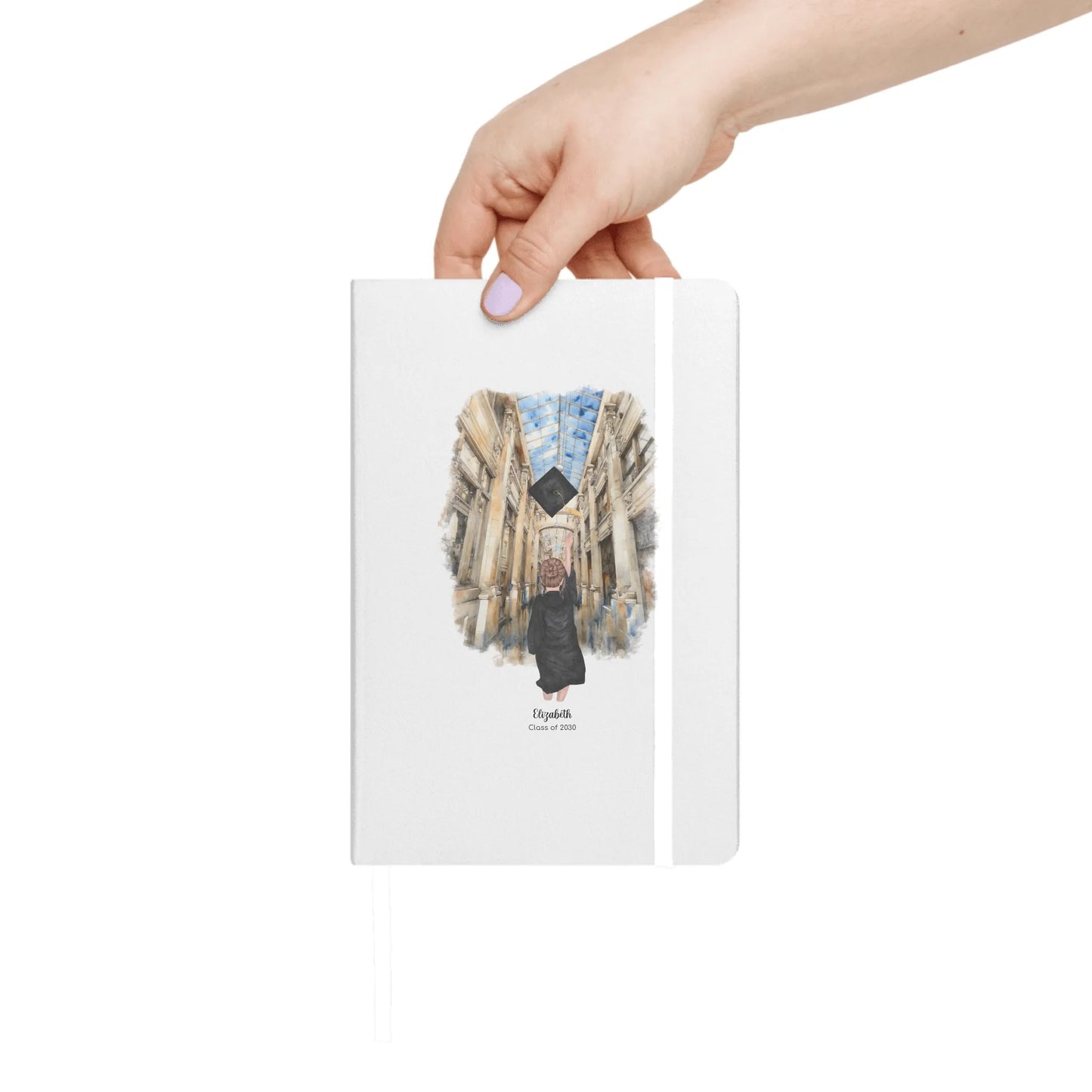 Personalized Graduation Girl – Hardcover Bound Notebook/JournalBook® | Nickels Arcade