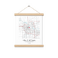 Personalized "Where It All Began" Map – Enhanced Matte Paper with Hanger | Gifts for Couples