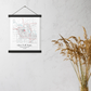 Personalized "Where It All Began" Map – Enhanced Matte Paper with Hanger | Gifts for Couples