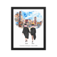 Personalized Graduation Best Friends – Premium (Matte, Luster, Unframed, Framed) Poster | Downtown Ann Arbor