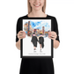 Personalized Graduation Best Friends – Premium (Matte, Luster, Unframed, Framed) Poster | Downtown Ann Arbor