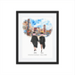 Personalized Graduation Best Friends – Premium (Matte, Luster, Unframed, Framed) Poster | Downtown Ann Arbor