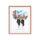 Personalized Graduation Best Friends – Premium (Matte, Luster, Unframed, Framed) Poster | Downtown Ann Arbor