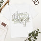 Personalized Ann Arbor Word Art – Organic Cotton T-Shirt