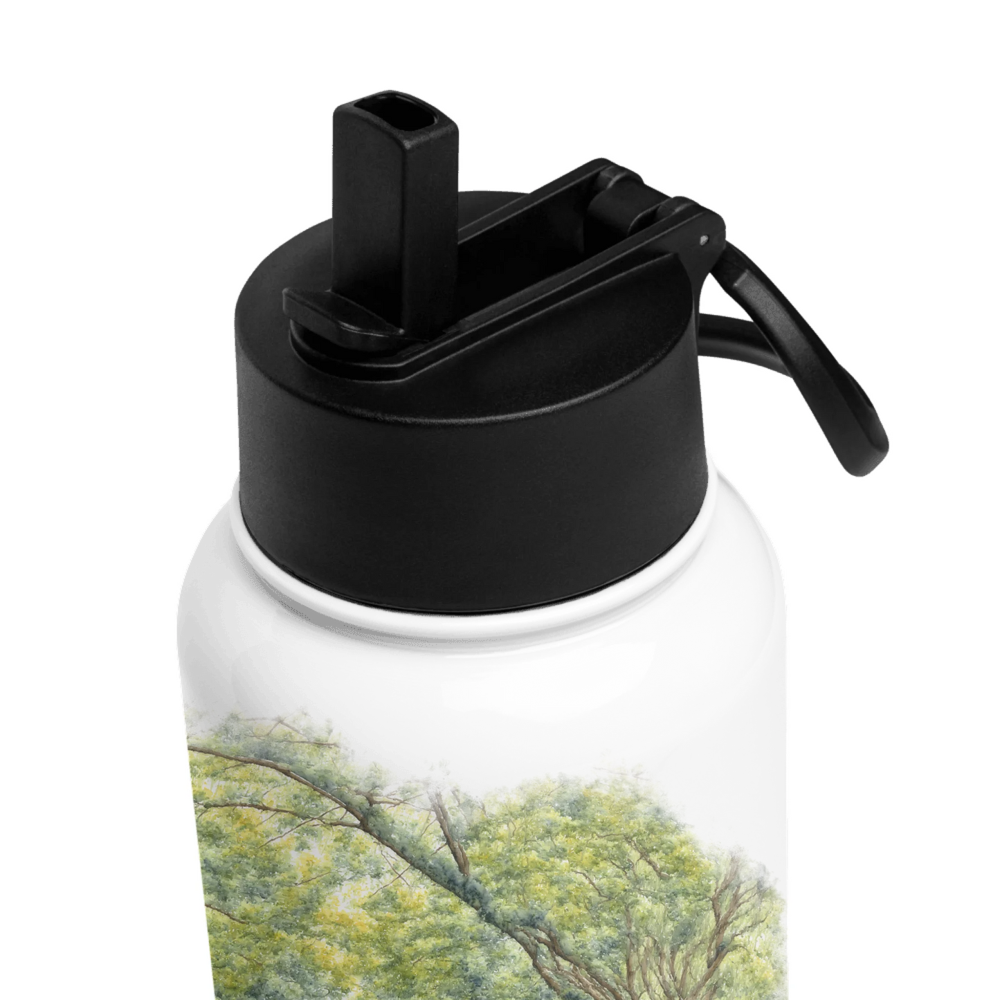 Personalized Runners – Stainless Steel Water Bottle with Straw Lid | Gallup Park