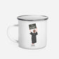 Personalized Graduation Girl – Enamel Mug | Nickels Arcade