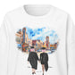 Personalized Graduation Best Friends – Women's Organic Crew Neck Sweatshirt | Downtown Ann Arbor