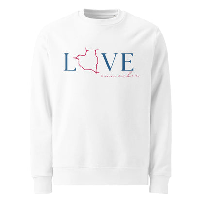Personalized Love Ann Arbor – Eco-Friendly Sweatshirt