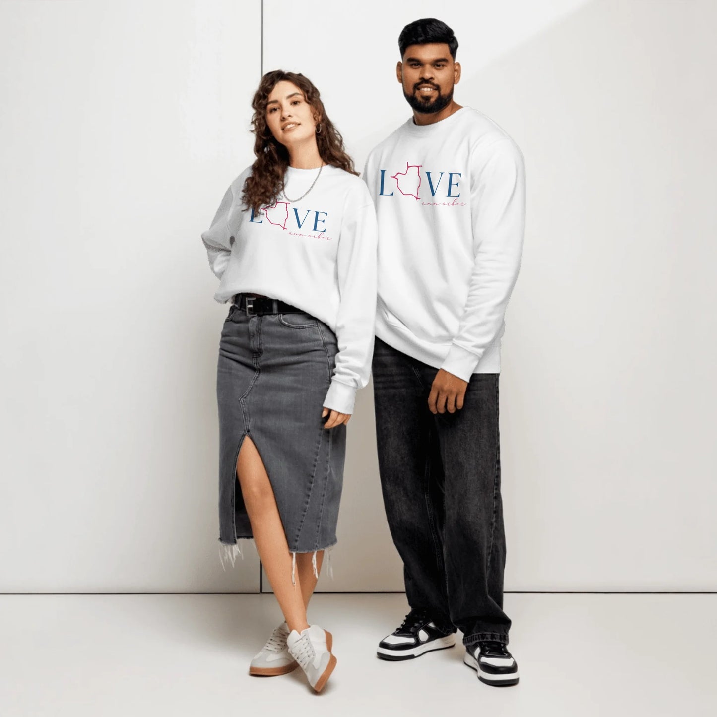 Personalized Love Ann Arbor – Eco-Friendly Sweatshirt
