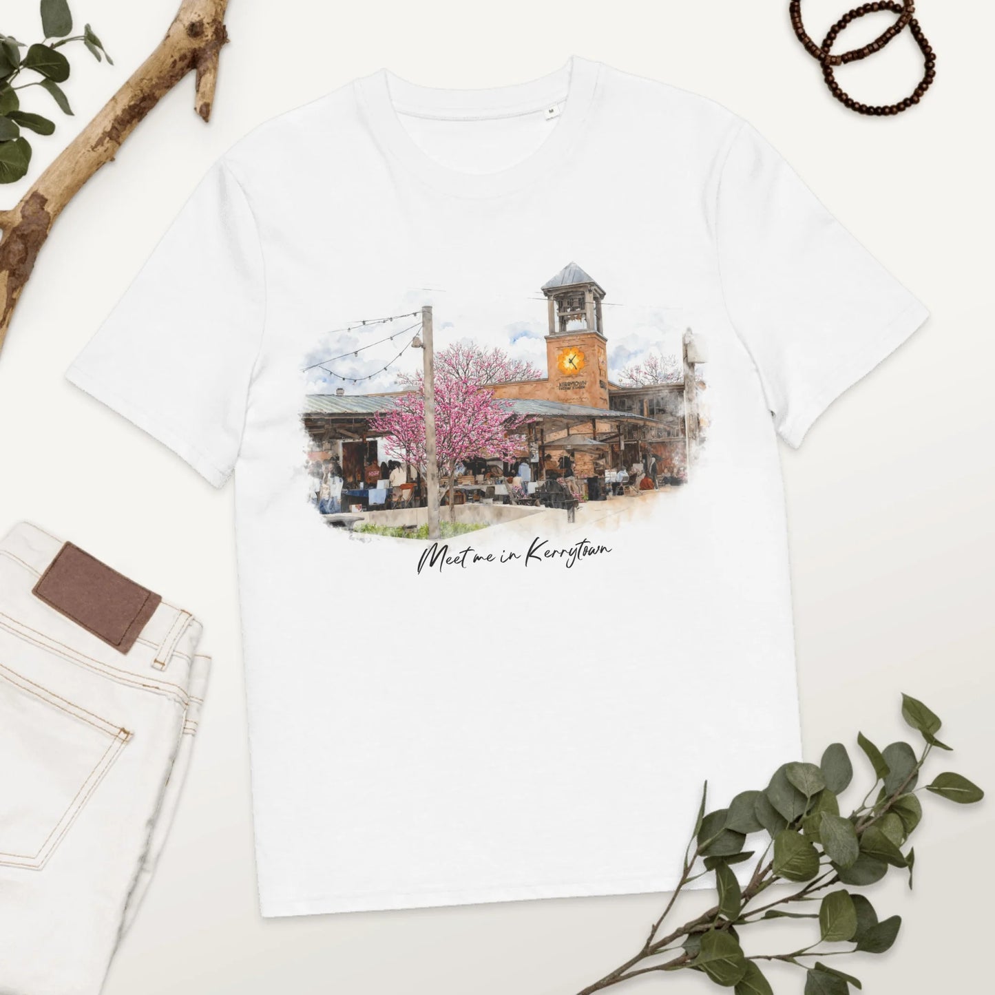 Meet me in Kerrytown Ann Arbor – Organic Cotton T-Shirt