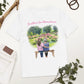 Personalized Mother & Daughter – Organic Cotton T-Shirt | Peony Garden