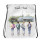 Personalized Book Buddies – Drawstring Bag |  Choose Your Ann Arbor Library