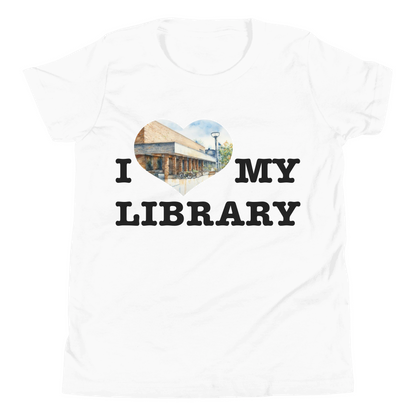I Love My Library – Women's Organic Crew Neck Sweatshirt & T-Shirts | Choose Your Ann Arbor Library