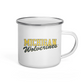 Personalized University of Michigan Graduation Girl – Enamel Mug