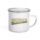 Personalized University of Michigan Graduation Girl – Enamel Mug