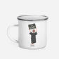 Personalized University of Michigan Graduation Girl – Enamel Mug