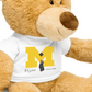 Personalized University of Michigan Graduation Girl – Teddy Bear with T-Shirt