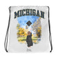 Personalized Michigan Graduation Girl – Drawstring Bag | Central Campus