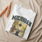 Personalized Michigan Graduation Girl – Eco-Friendly Sweatshirt | North Campus