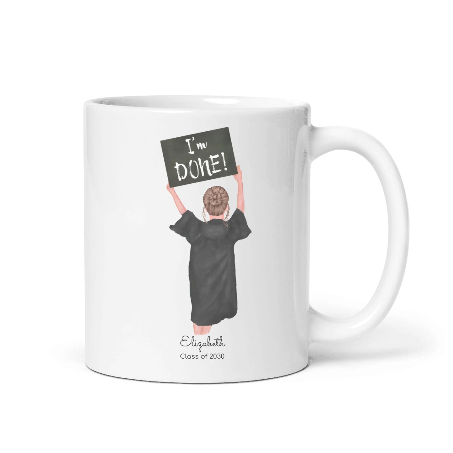 Personalized UofM Graduation Girl – Mug (Color/White)