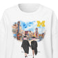 Personalized UM Graduation Best Friends – Women's Organic Crew Neck Sweatshirt | Downtown Ann Arbor