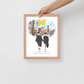 Personalized Graduation Best Friends – Premium (Matte, Luster, Unframed, Framed) Poster | Downtown Ann Arbor