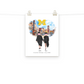 Personalized Graduation Best Friends – Premium (Matte, Luster, Unframed, Framed) Poster | Downtown Ann Arbor