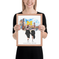 Personalized Graduation Best Friends – Premium (Matte, Luster, Unframed, Framed) Poster | Downtown Ann Arbor