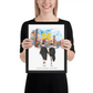 Personalized Graduation Best Friends – Premium (Matte, Luster, Unframed, Framed) Poster | Downtown Ann Arbor