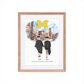 Personalized Graduation Best Friends – Premium (Matte, Luster, Unframed, Framed) Poster | Downtown Ann Arbor