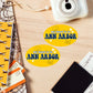 My Heart is in Ann Arbor – Die-Cut Magnets